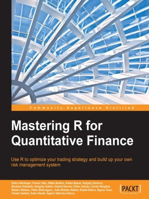 cover image of Mastering R for Quantitative Finance
